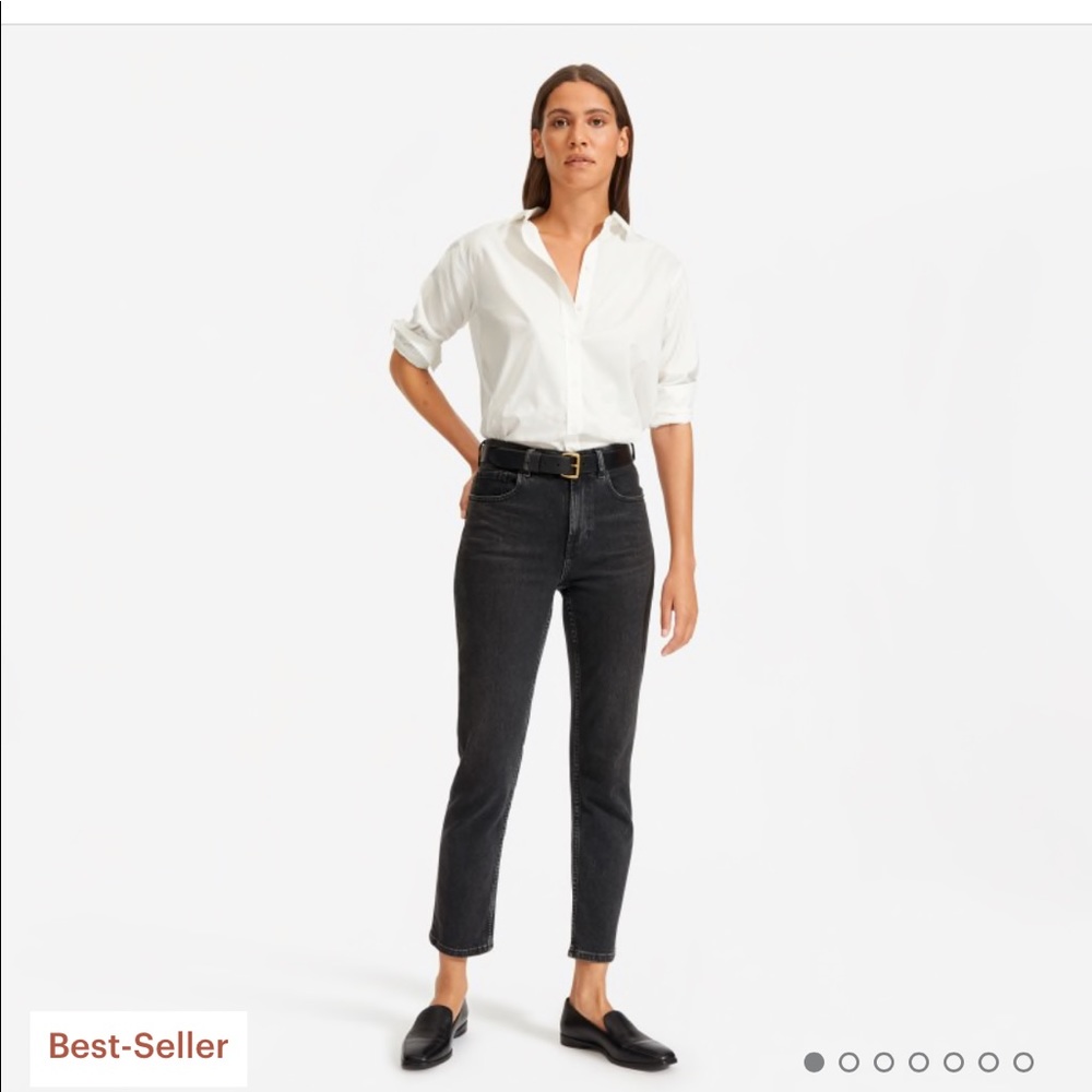 Everlane Original Cheeky Jean Washed Black